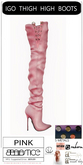 Baiastice_Igo thigh high boots-Pink