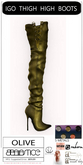 Baiastice_Igo thigh high boots-Olive