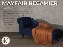 KOPFKINO - Mayfair Recamier V2 - Blue