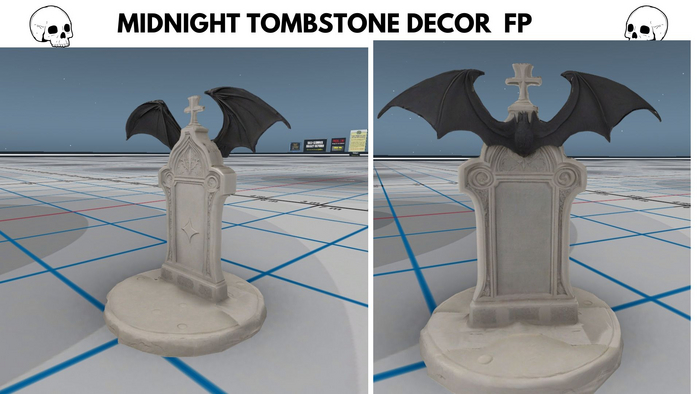 [NE] Midnight tombstone decor FP