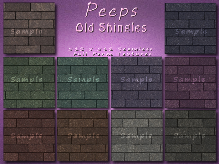 Peeps Textures Old Shingles
