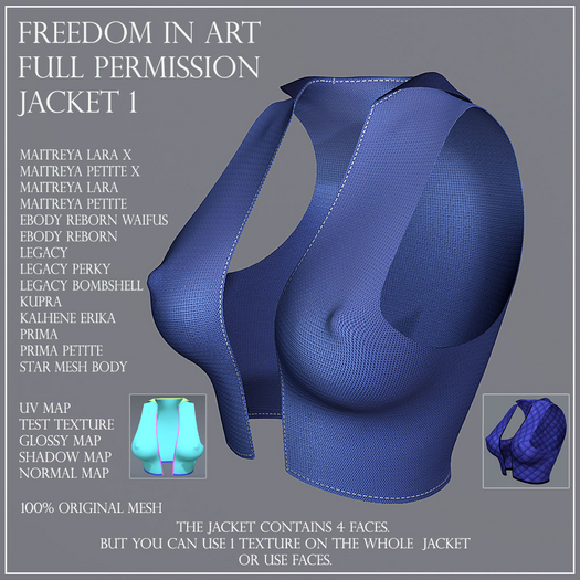 Freedom in Art -  Full Perm  Jacket 1