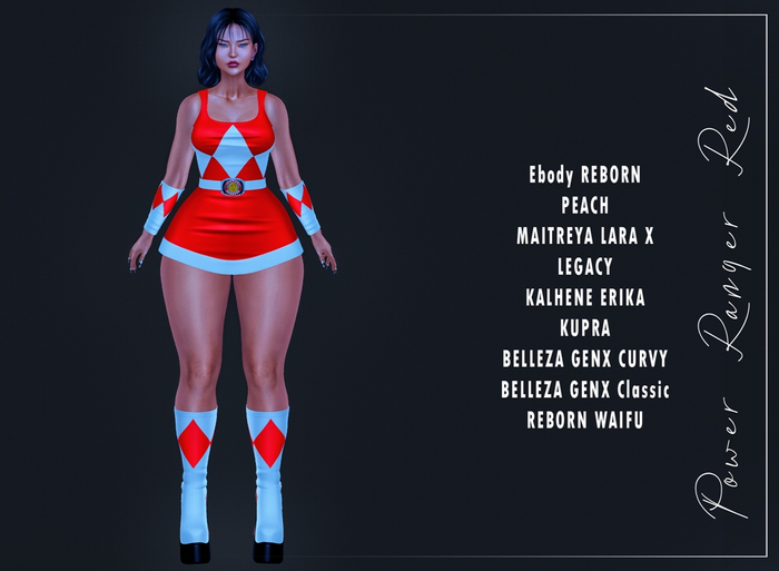Cremosas -  Power Ranger Red