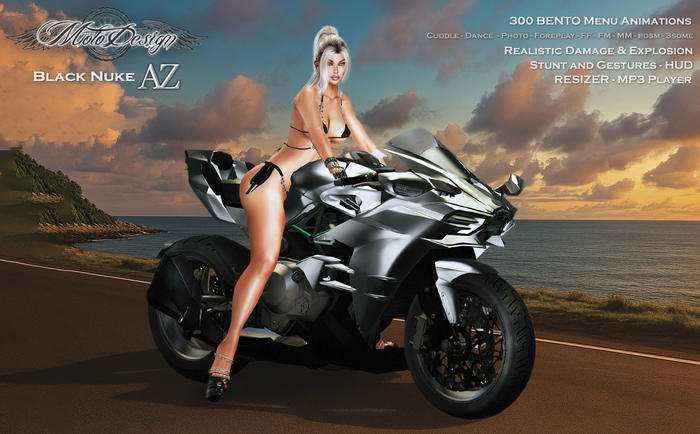 Motorcycle - MotoDesign - Black Nuke VIP - AZ