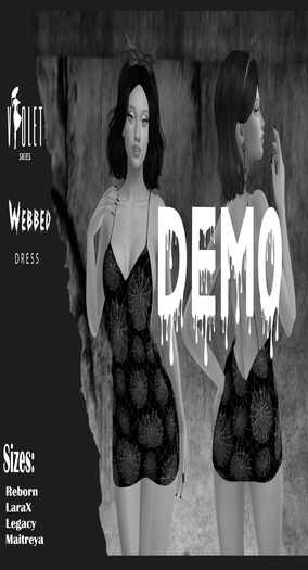 Violet Skies - Webbed Dress Demo