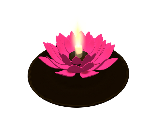 Flower candle