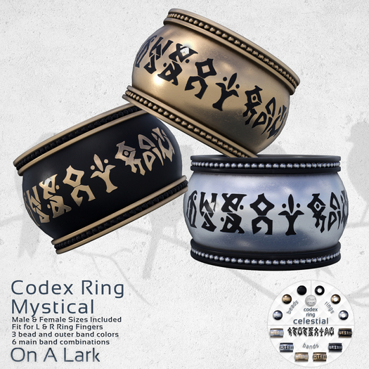 *OAL* Codex Ring ~ Mystical