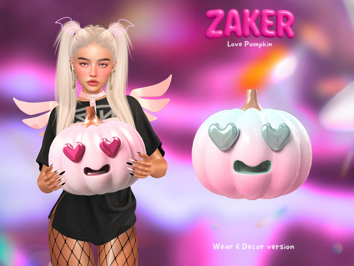 ZAKER : Love pumpkin BLUE/PINK