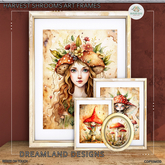DD Harvest Shrooms Art Frames