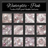 *Wallflowers* Winterglitz - Pink