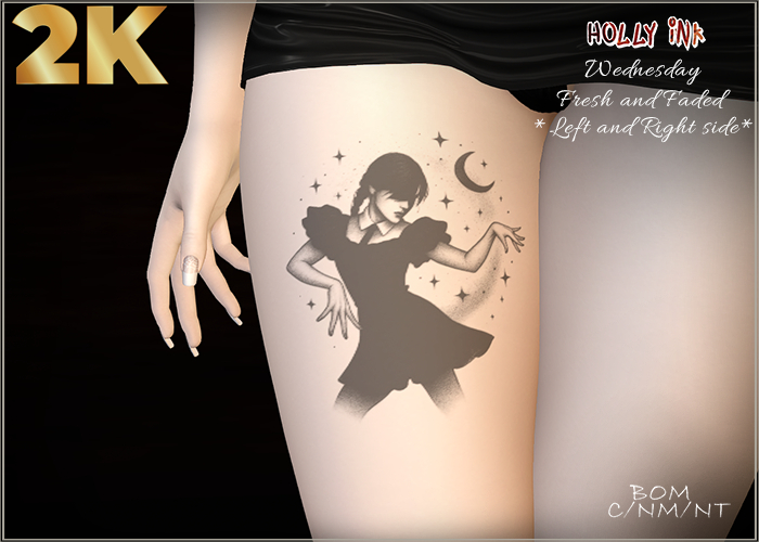 Holly Ink - Wednesday 2K BOM Tattoo