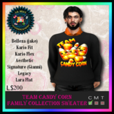 *LBD* Team Candy Corn Sweater - Mens