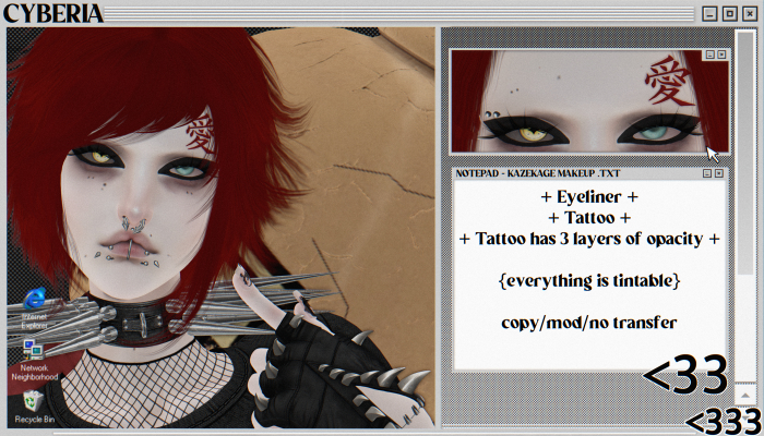 Cyberia // Kazekage Makeup