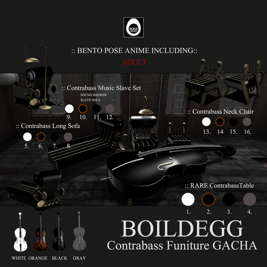 BOILDEGG:6:OR:ContrabassLongSofa ADULT[BOX]