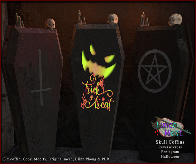 .:LunchMeat:. Skull Coffin