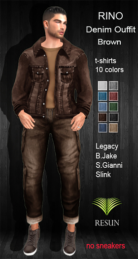 Res_Rino Casual Outfit Brown