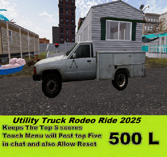 small utility truck Rodeo Ride 2025