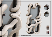 BROKEN ARROWS - Snake Mirror - White 
