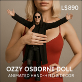 Ozzy Osborne Doll – Animated Hand-Held & Decor | Copy/Transfer | Lillyapparels
