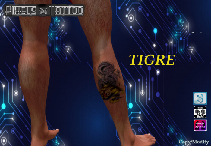 PIXELS CREATION - TIGRE TATTOO