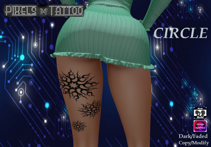 PIXELS CREATION - CIRCLE TATTOO