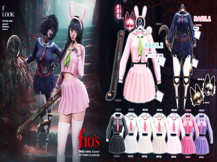 .:Fio's - F Look GACHA - set10:.