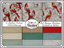 Oodles of Doodles - Art Nouveau Christmas Cardinals