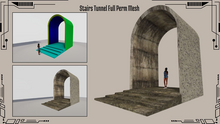 Stairs Tunnel Full Perm Mesh