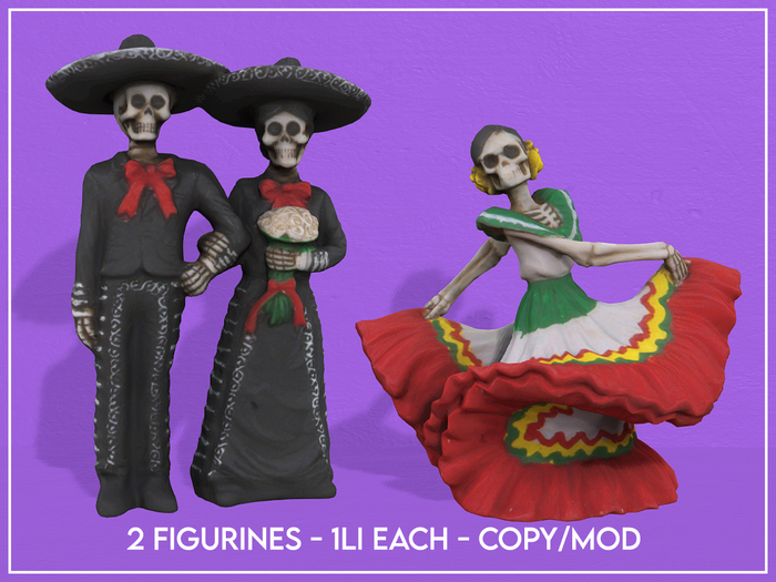 Día de Muertos Figurines