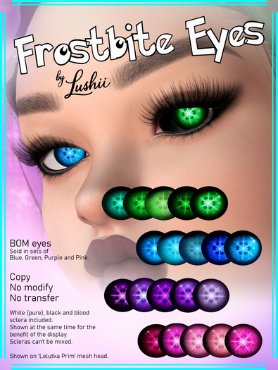 .:Lushii:. Frostbite Eyes FATPACK 