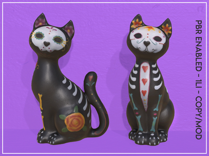 Día de Muertos Gatos