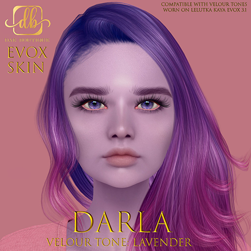 DARLA SKIN EVOX Lavender --VELOUR Compatible