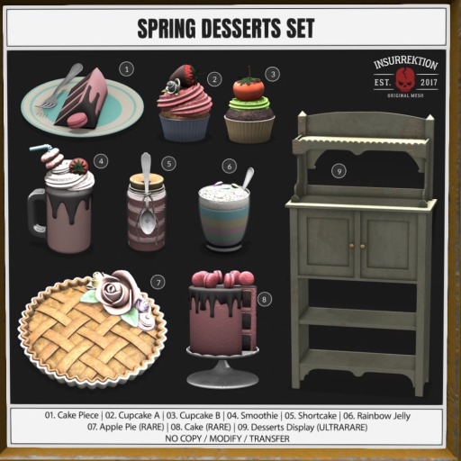 [IK] Spring Desserts - 08. Cake - RARE