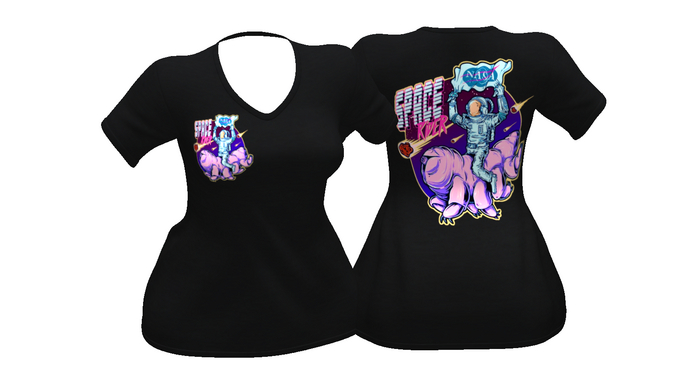 ! ! NB - Space Rider Tee DEMO