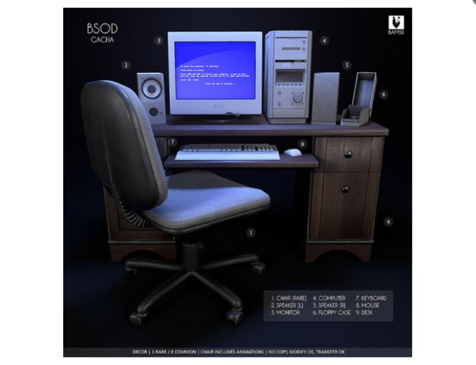 :BAMSE: BSOD - Desk