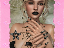 ETERNITY - SPIDER WEB BALLERINA NAILS