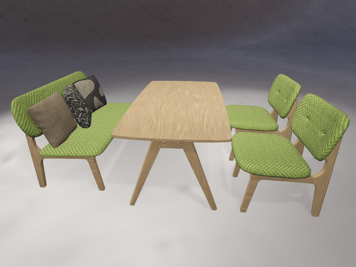 Cerra Table Set (Green)