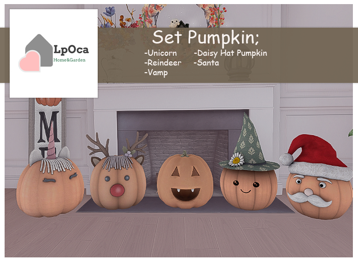 LpOca Set Pumpkins