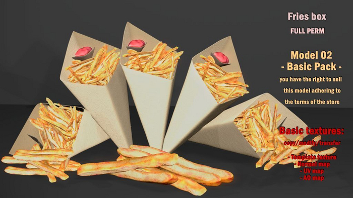*FP* BRILLANCIA -Fries box  / FULLPERM /#2