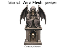 ZM PBR Halloween Cemetery Statue FULL PERM MESH