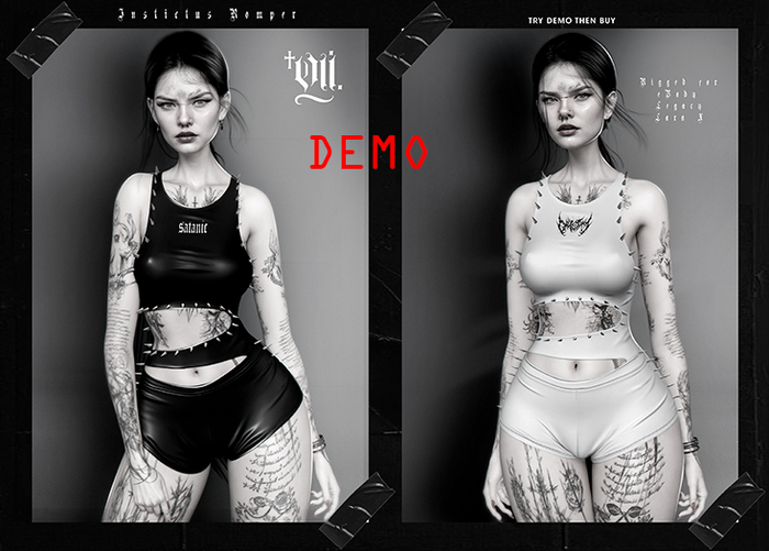 -Oui- Instictus Romper  FATPACK DEMO