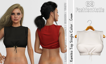 Top Kamiko Cream -  Reborn, Reborn Waifu, Legacy, LaraX, PetiteX FashionNatic