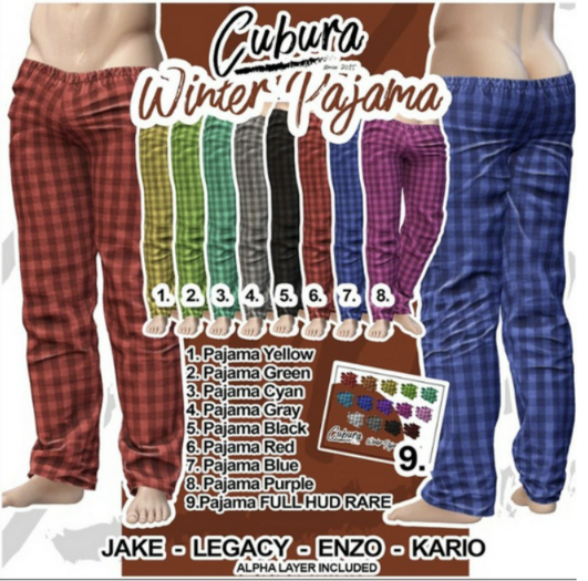 9.Cubura Winter Pajama RARE - Jake