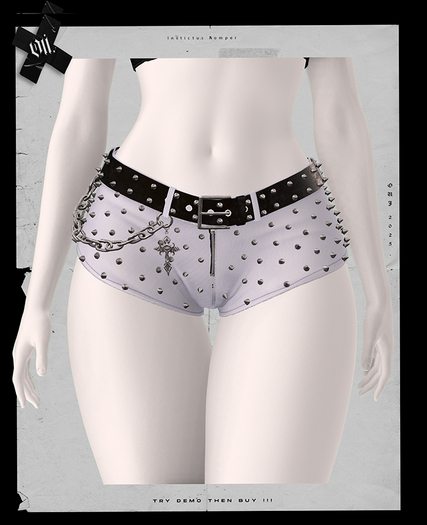 -Oui- Thornyx Short  White