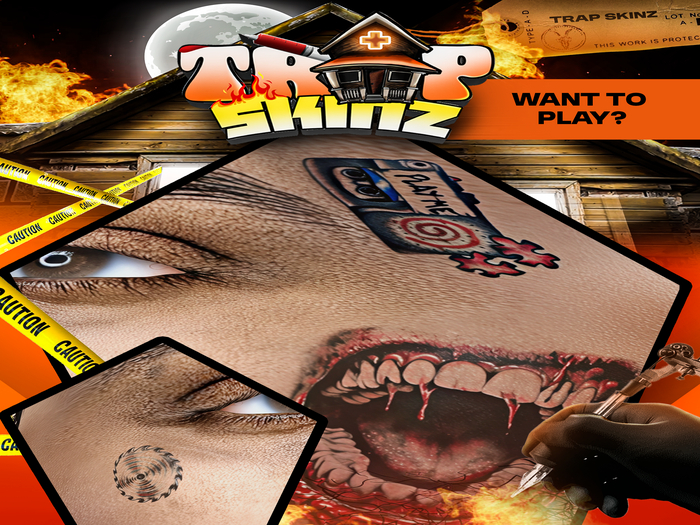 Trapskinz // JIGSAW Face Tat evo x