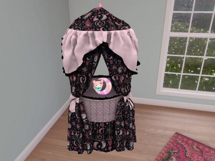 *DW* Pink Moon Zooby Crib Set MP