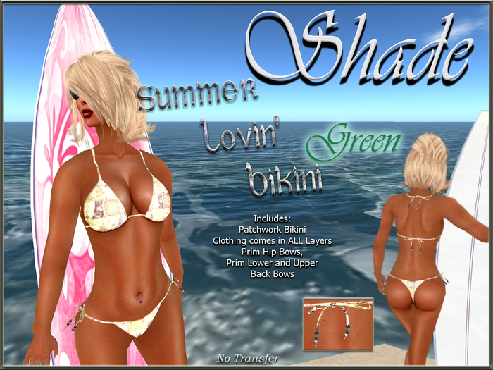 !SHADE! "Summer Lovin' Bikini" Green