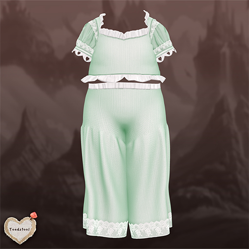 Toadstool . Bubble Outfit . Mint