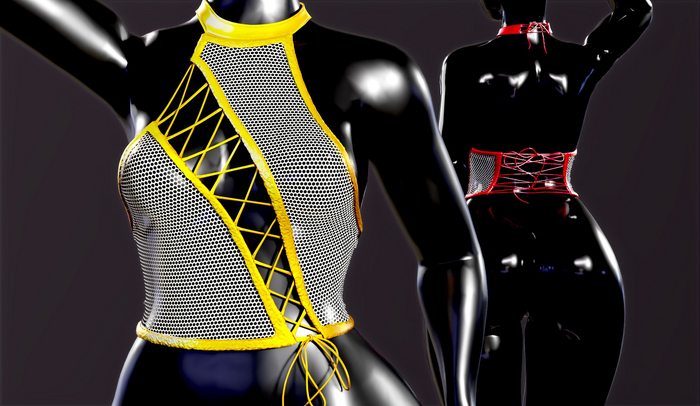 Bad Witch Mesh Top FATPACK