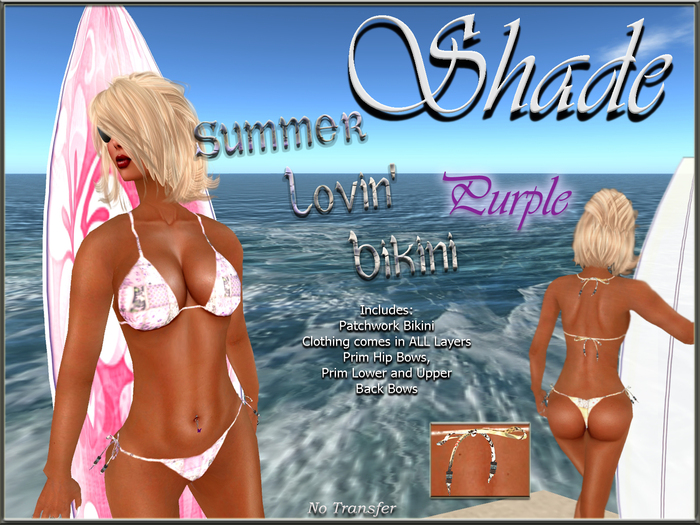 !SHADE! "Summer Lovin' Bikini" Purple